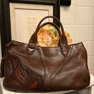 Ibiza Leather bag in great condition.